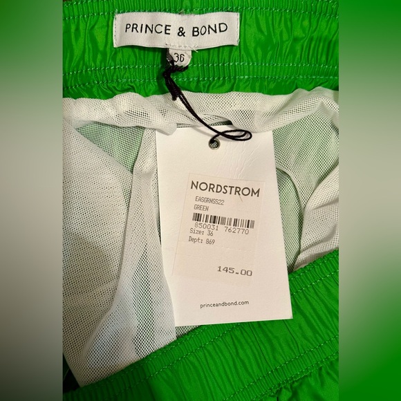 Prince & Bond Easton 5" Nylon Swim Trunks - Picture 4 of 6